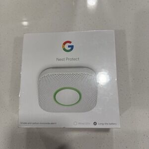 New Google Nest Protect Battery Carbon Monoxide Smoke Detector S3000BWES
